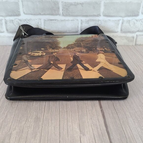 Original SPINS Album Handbag Tote Beatles Abbey Road Vinyl Collectible - Picture 8 of 12